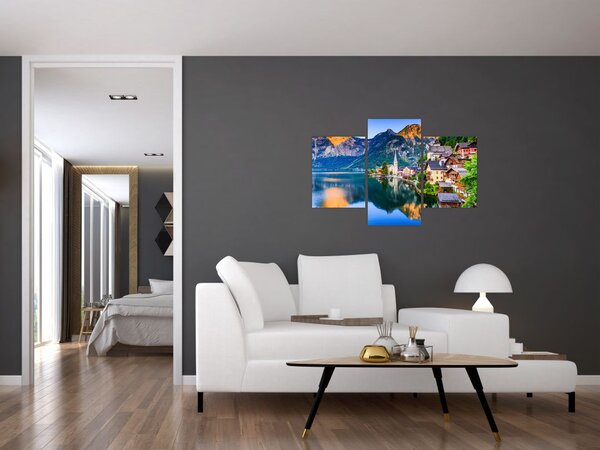 Tablou - Sat alpin (90x60 cm)