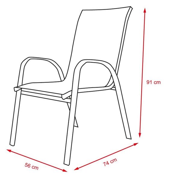 Set mobilier de grădină 6 piese Avenberg IBIZA