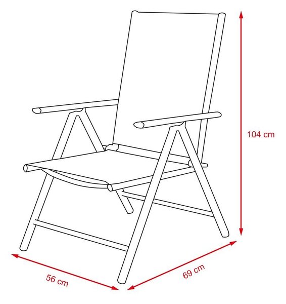 Set mobilier de grădină VIKING XL + 8x LEONARDO