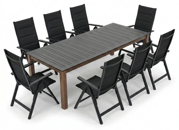 Set mobilier de grădină VALHALLA + 8x ISLA PLUS