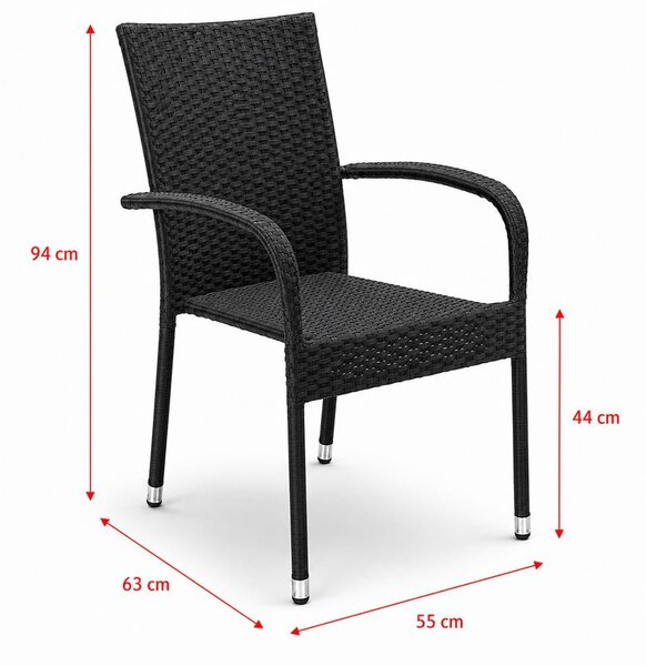 Set mobilier de grădină SIGRID + 4x PARIS