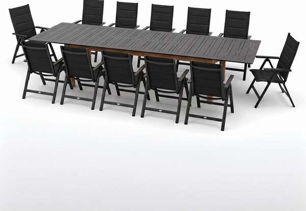 Set mobilier de grădină VALHALLA + 12x ISLA PLUS