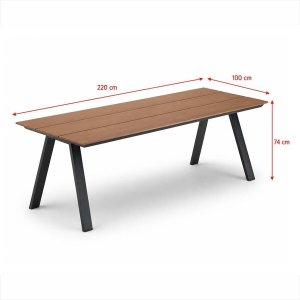 Set mobilier de grădină ODIN + 6× ISLA PLUS