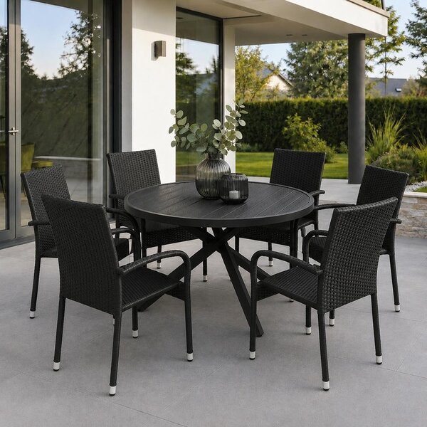 Set mobilier de grădină SIGRID + 6x PARIS