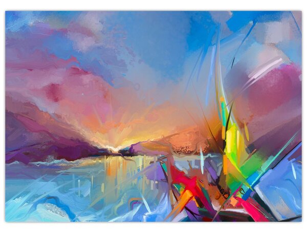 Tablou - Apus de soare (70x50 cm)