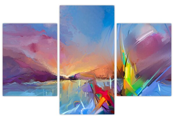 Tablou - Apus de soare (90x60 cm)