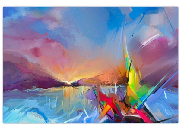 Tablou - Apus de soare (90x60 cm)
