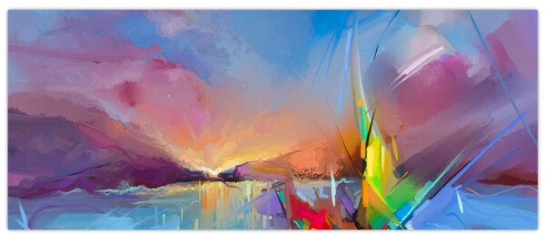 Tablou - Apus de soare (120x50 cm)