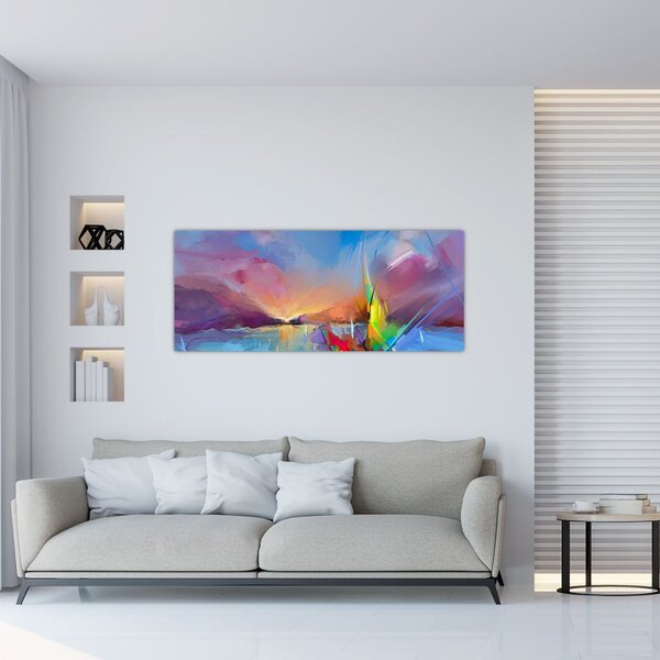 Tablou - Apus de soare (120x50 cm)