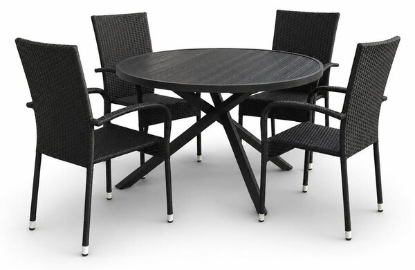 Set mobilier de grădină SIGRID + 4x PARIS