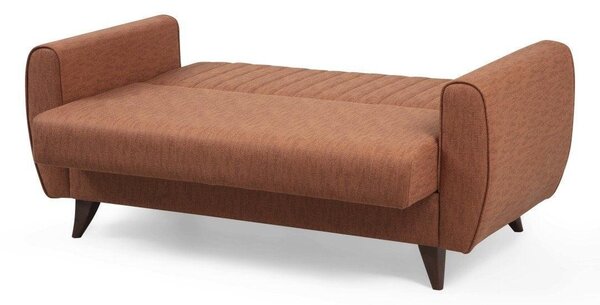 Canapea extensibila cu 2 locuri Alkon cu Lada de Depozitare, 158x86x77 cm