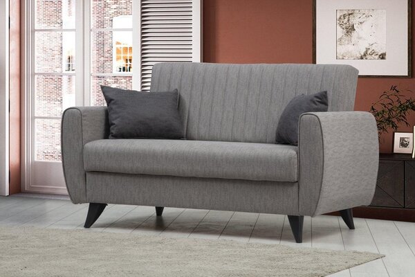Canapea extensibila cu 2 locuri Alkon cu Lada de Depozitare, 158x86x77 cm