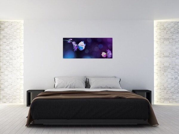 Tablou - Flutute în lavandă (120x50 cm)