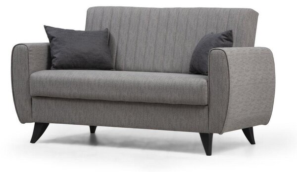 Canapea extensibila cu 2 locuri Alkon cu Lada de Depozitare, 158x86x77 cm