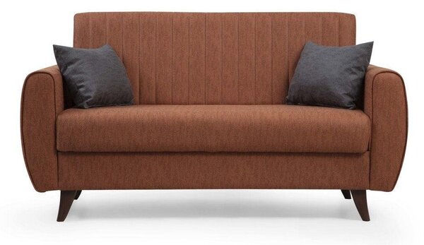Canapea extensibila cu 2 locuri Alkon cu Lada de Depozitare, 158x86x77 cm