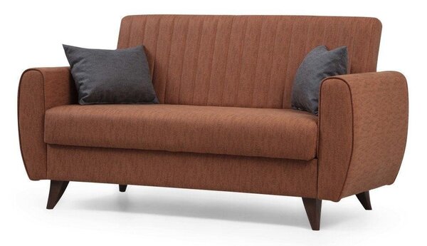 Canapea extensibila cu 2 locuri Alkon cu Lada de Depozitare, 158x86x77 cm