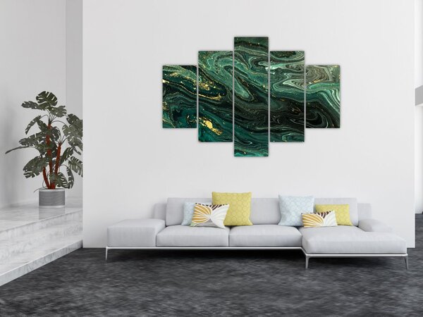 Tablou - Marmură verde (150x105 cm)