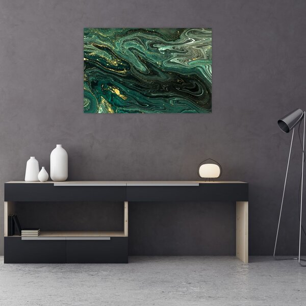 Tablou - Marmură verde (90x60 cm)