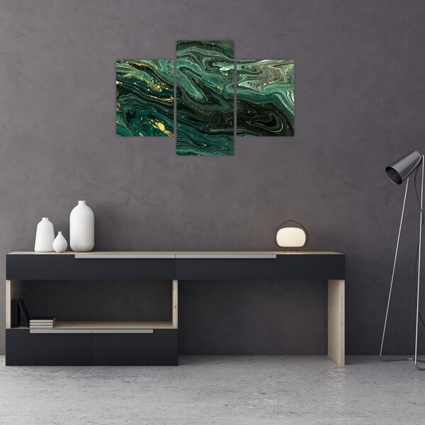 Tablou - Marmură verde (90x60 cm)