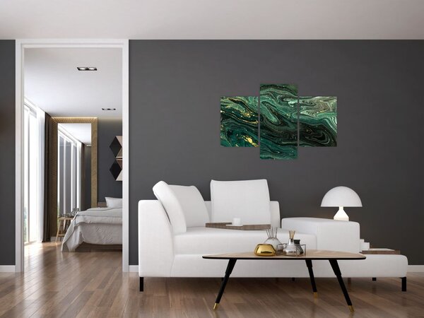 Tablou - Marmură verde (90x60 cm)