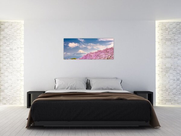 Tablou - Peisaj de primăvară japonez (120x50 cm)