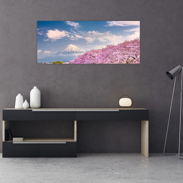 Tablou - Peisaj de primăvară japonez (120x50 cm)