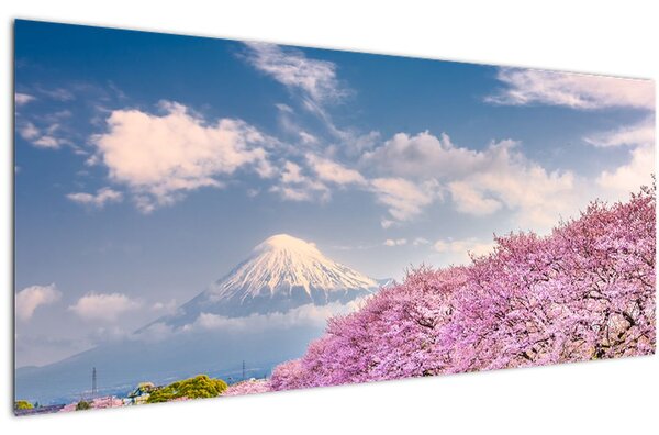 Tablou - Peisaj de primăvară japonez (120x50 cm)