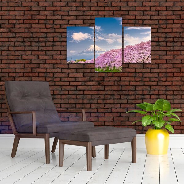 Tablou - Peisaj de primăvară japonez (90x60 cm)