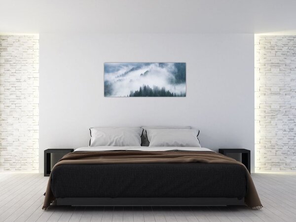 Tablou - Copacii în ceață (120x50 cm)