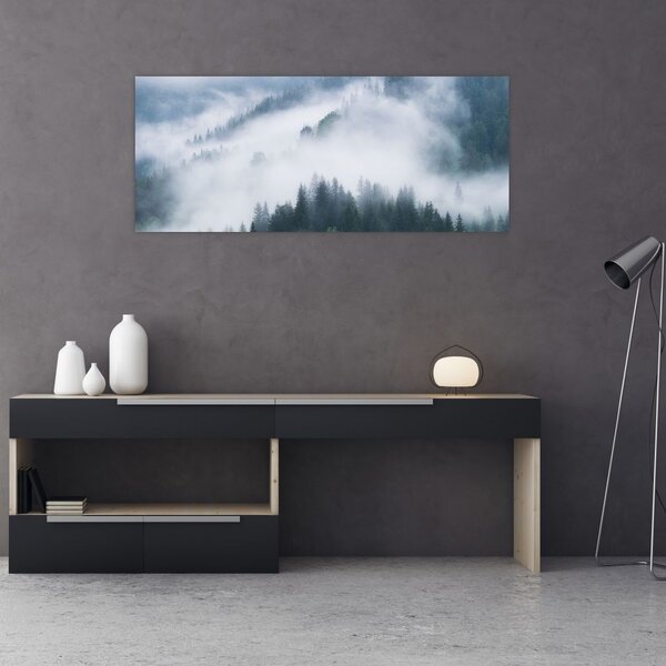Tablou - Copacii în ceață (120x50 cm)