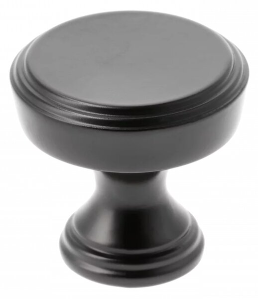 Buton pentru mobila Sonet, finisaj negru mat GT, D:25 mm