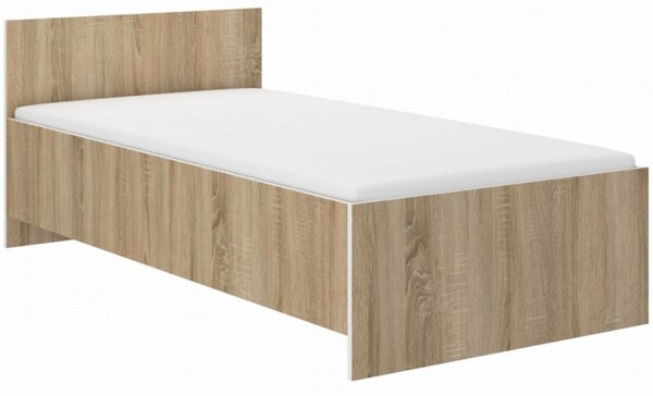 Pat pentru copii JUNIOR 160 x 80 cm din stejar decor sonoma