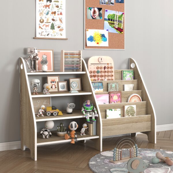 Montessori practic 2in1 raft pentru copii - sonoma