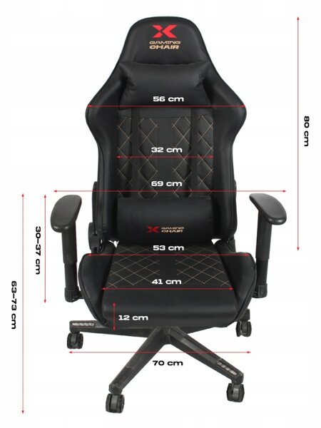 Scaun de gaming Xgaming Xcom2 - negru și roz