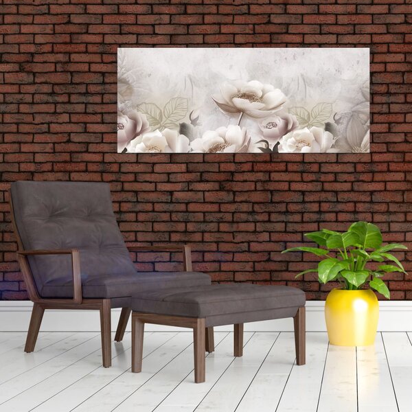 Tablou - Tufe roz (120x50 cm)