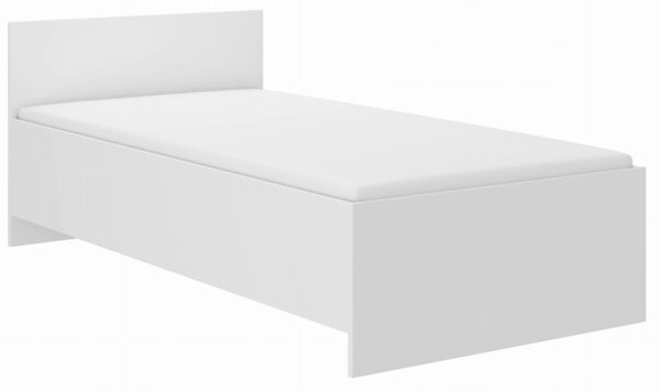 Pat pentru copii JUNIOR 160 x 80 cm în alb
