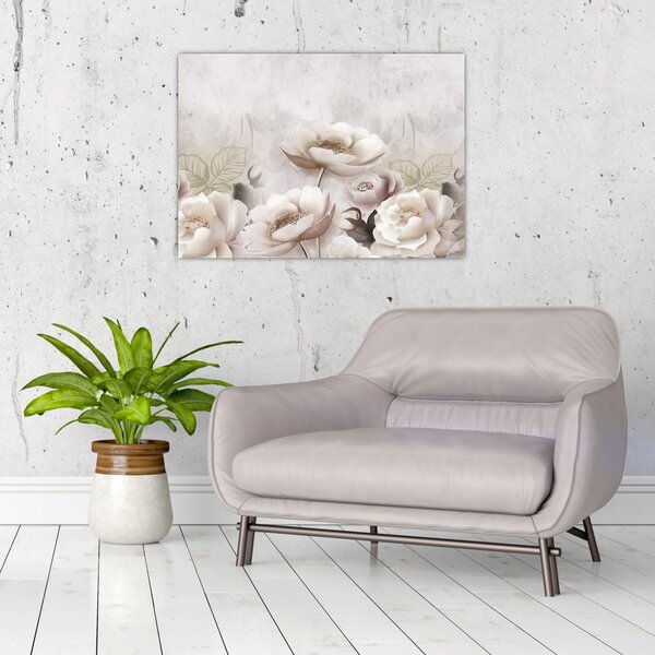 Tablou - Tufe roz (70x50 cm)