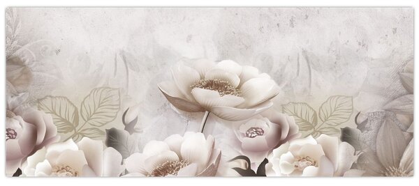 Tablou - Tufe roz (120x50 cm)