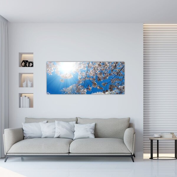 Tablou - Flori de cireș (120x50 cm)