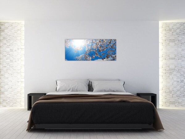 Tablou - Flori de cireș (120x50 cm)