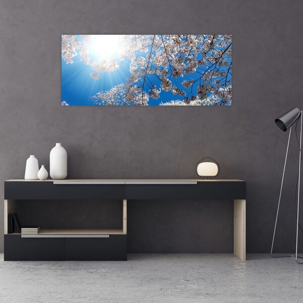 Tablou - Flori de cireș (120x50 cm)