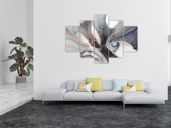 Tablou - Marmură gri (150x105 cm)