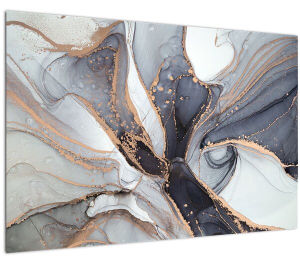 Tablou - Marmură gri (90x60 cm)