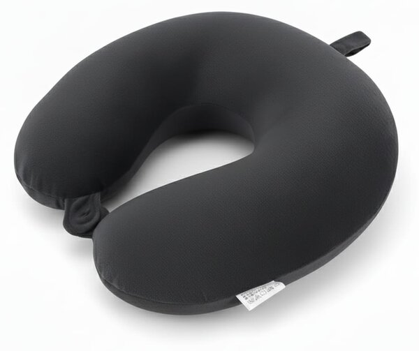 Perna de Voiaj Ergonomică cu Spumă de Memorie, Suport Cervical 360°, Dimensiuni 24x26 cm