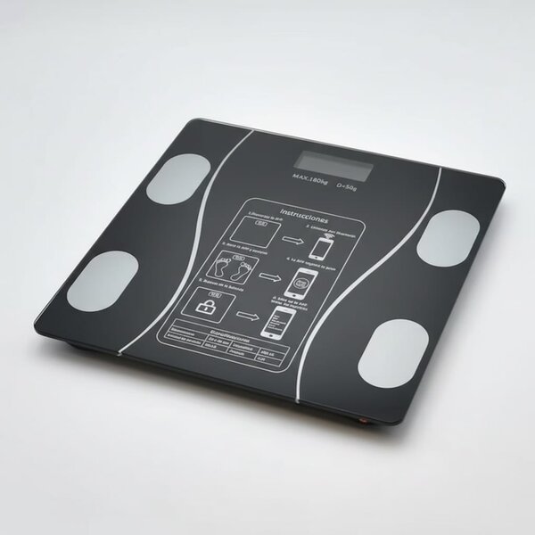 Cantar smart cu app, IMC/grasime/musculara, 180 kg