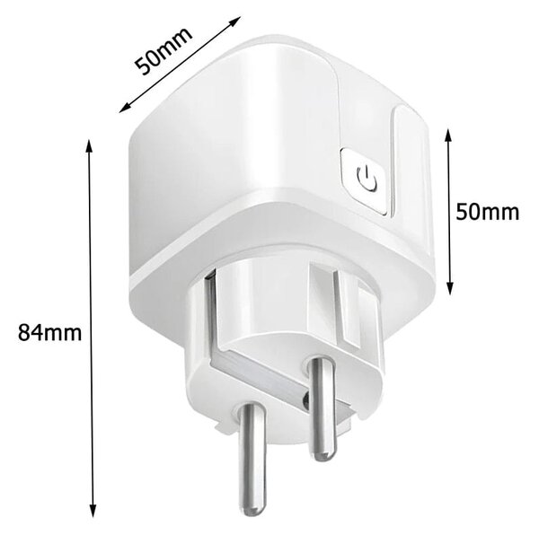 Priza Inteligenta WiFi 20A cu Monitorizare Consum, Compatibila Alexa