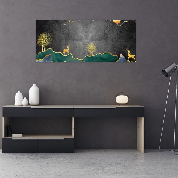 Tablou - Munții (120x50 cm)