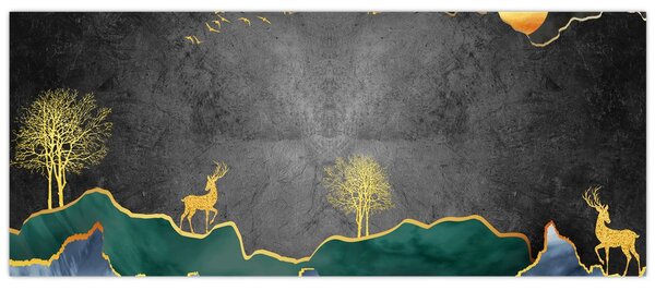 Tablou - Munții (120x50 cm)
