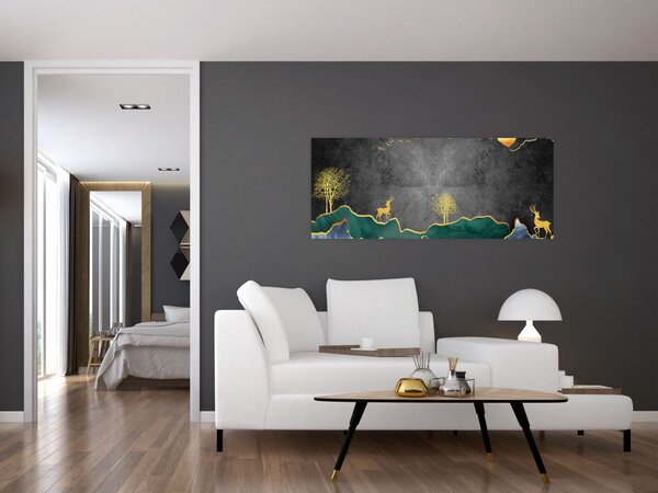 Tablou - Munții (120x50 cm)