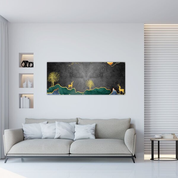 Tablou - Munții (120x50 cm)